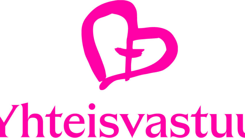 Yhteisvastuun pinkki logo.