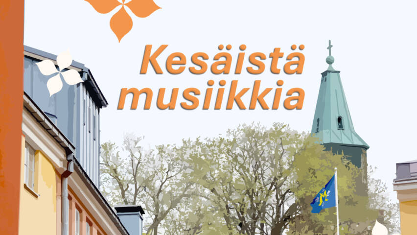 Tuomiokirkon torni kattojen päällä