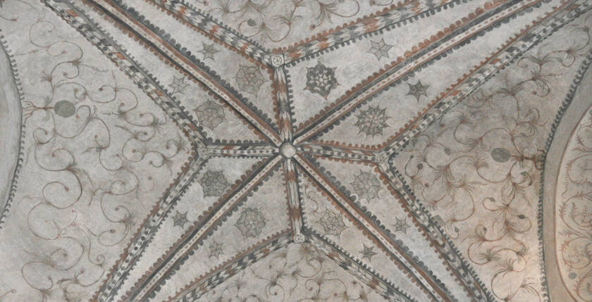 Medieval vault paintings
