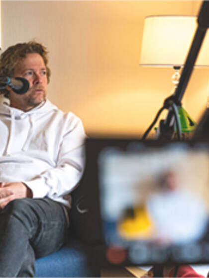 Kim Kronström podcastvieraana